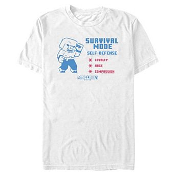 Men's Minecraft Movie Survival Mode Graphic Tee