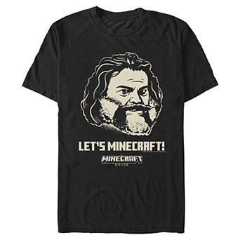 Men's Minecraft Movie Let's Minecraft Graphic Tee