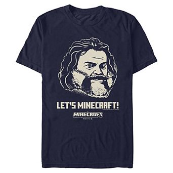 Men's Minecraft Movie Let's Minecraft Graphic Tee