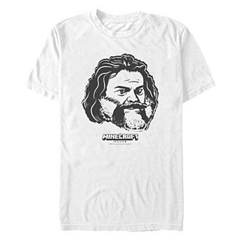 Big & Tall Minecraft Movie Steve Portrait Graphic Tee