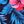 Blue Exotic Floral