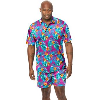 KingSize Men's Big & Tall Stretch Performance Polo