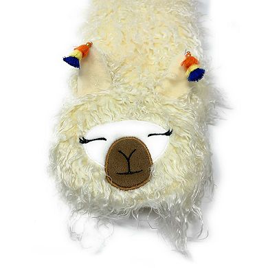 Llama Llama White Plush Slipper Socks