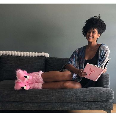 Flamingo Time Plush Slipper Socks