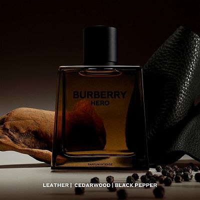 BURBERRY Hero Parfum Intense with Cedarwood and Leather Accord