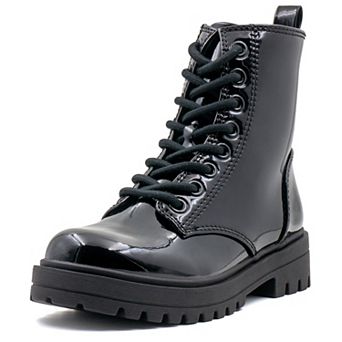 Milocaca Women's Lace Up With Side Zipper Boots