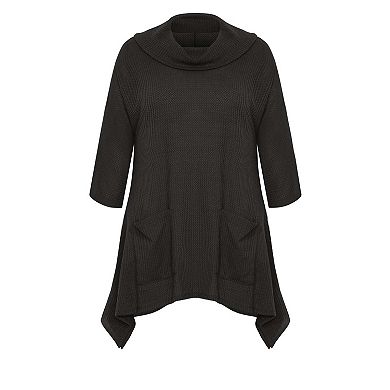 Avenue Women's Plus Size Ari Pocket Tunic