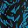 Deep Teal Brush Vine