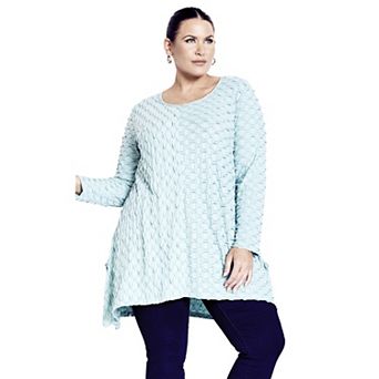 Avenue Women's Plus Size Tiarne Two Tone Tunic