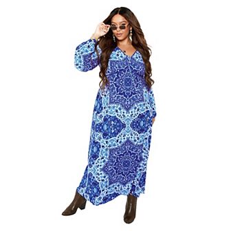 Avenue Women's Plus Size Skylar Maxi Dress