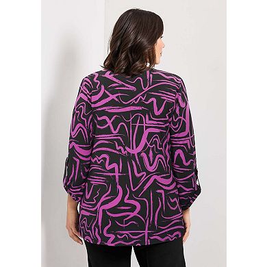 Avenue Women's Plus Size Audrey Ity Top
