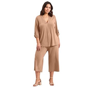 Avenue Women's Plus Size Audrey Ity Top