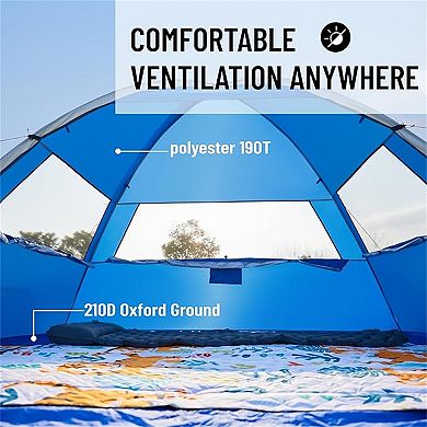 EchoSmile 3-Person Nylon Dome Tent