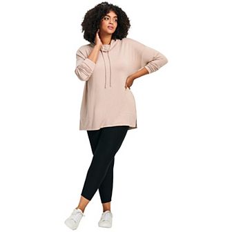 Avenue Women's Plus Size Addison Cowl Neck Tunic