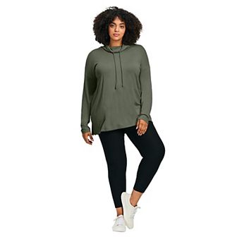 Avenue Women's Plus Size Addison Cowl Neck Tunic