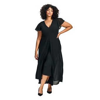 Avenue Women's Plus Size Glam Jumpsuit