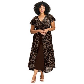 Avenue Women's Plus Size Glam Jumpsuit