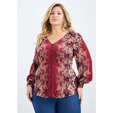 Avenue Women's Plus Size Bella Blouse