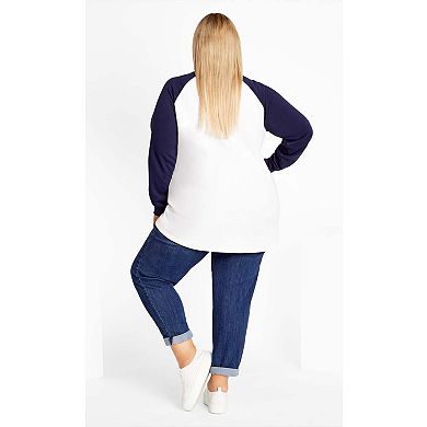 Avenue Women's Plus Size Starlight Sweat Top