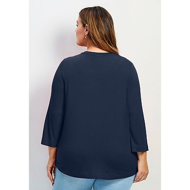 Avenue Women's Plus Size Love Heart Top