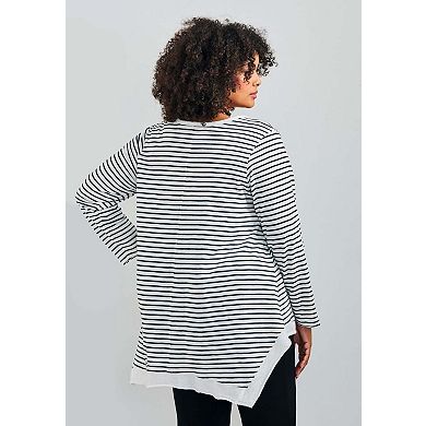 Avenue Women's Plus Size Urban Slub Jersey Tee