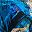 Blue Brushstroke