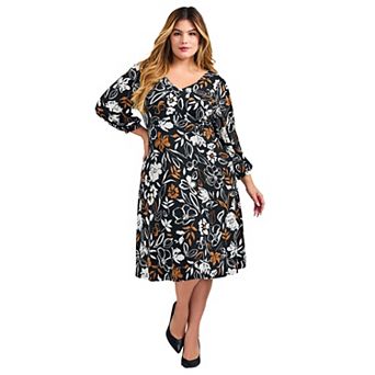 Avenue Women's Plus Size Audrey Ity Dress