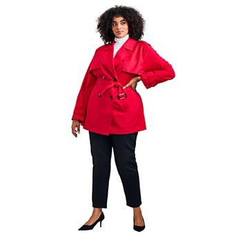 Avenue Women's Plus Size Tia Trench Jacket