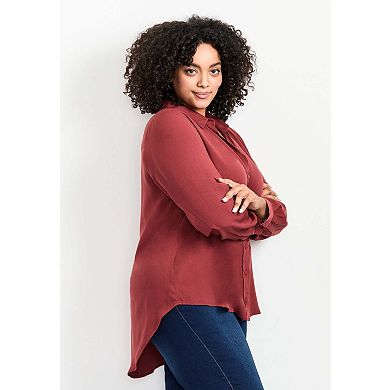 Avenue Women's Plus Size Allure Relaxed Shirt