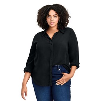 Avenue Women's Plus Size Allure Relaxed Shirt