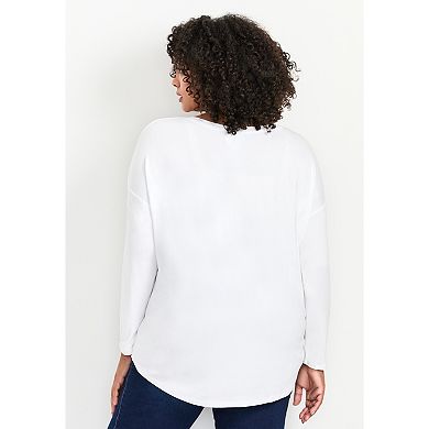 Avenue Women's Plus Size Taya Essential Top