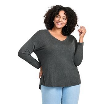 Avenue Women's Plus Size Taya Essential Top