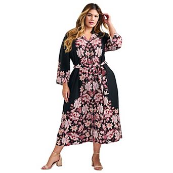 Avenue Women's Plus Size Maddy Shirtdress