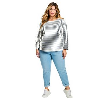 Avenue Women's Plus Size Aimee Stripe Top
