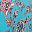 Aqua Batik Floral
