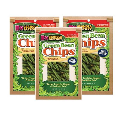 K9 Granola Factory Green Bean Chips Dog Treats