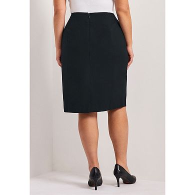 Avenue Women's Plus Size Cool Hand Pencil Skirt