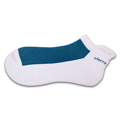 Heel Tab Mesh Cotton Anklet Socks, Unique Comfortable 5 Pair Socks for Women