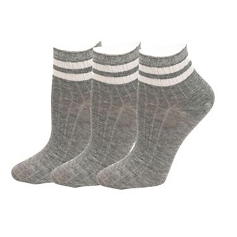 Women's Quarter Hi Performance Socks, Perfect Ankle 3 Pair Socks