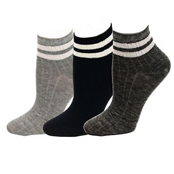 Women's Quarter Hi Performance Socks, Perfect Ankle 3 Pair Socks