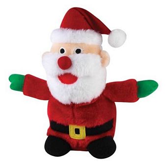 Zanies Plush Holiday Friend Santa Dog Toy