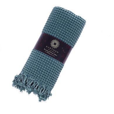Textile Turkish Cotton Single Waffle Bath and Beach Towel