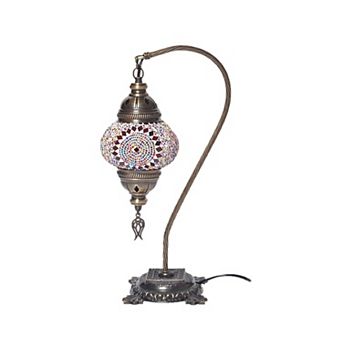 18 in Handmade Mosaic Glass Table Lamp