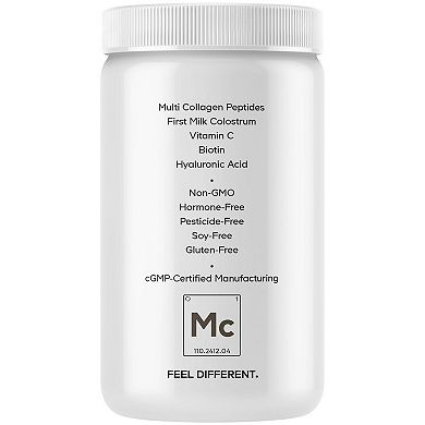 Codeage Multi Collagen Colostrum Powder Platinum, Grass-Fed, Bovine Colostrum, Lactoferrin
