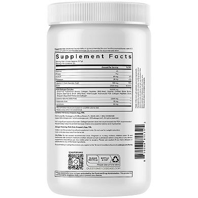 Codeage Multi Collagen Colostrum Powder Platinum, Grass-Fed, Bovine Colostrum, Lactoferrin