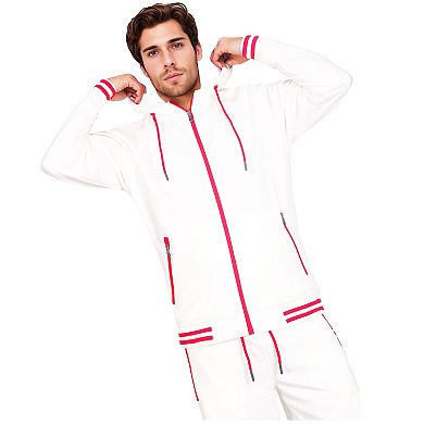 Men’s Active GYM Training Track Jacket & Shorts Set