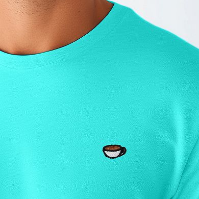 Dalix Mens Lil Coffee Jersey Tee