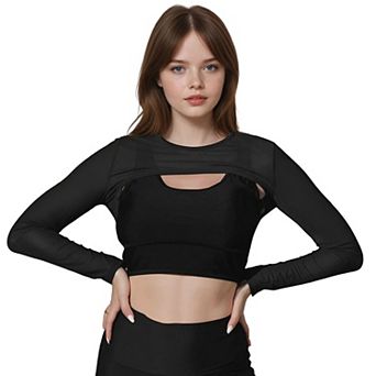 Women's Mesh Sleeve Swim Cover Up