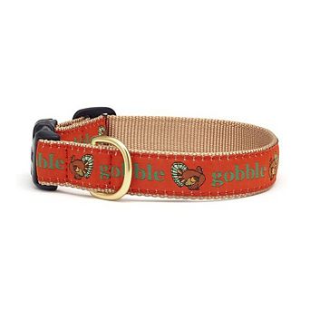 Up Country Gobble Thanksgiving Holiday Dog Collar