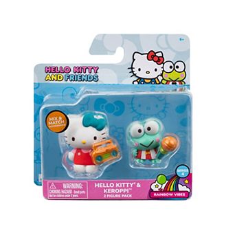 Hello Kitty 2 pc Boombox & Microphone Action Figure Set